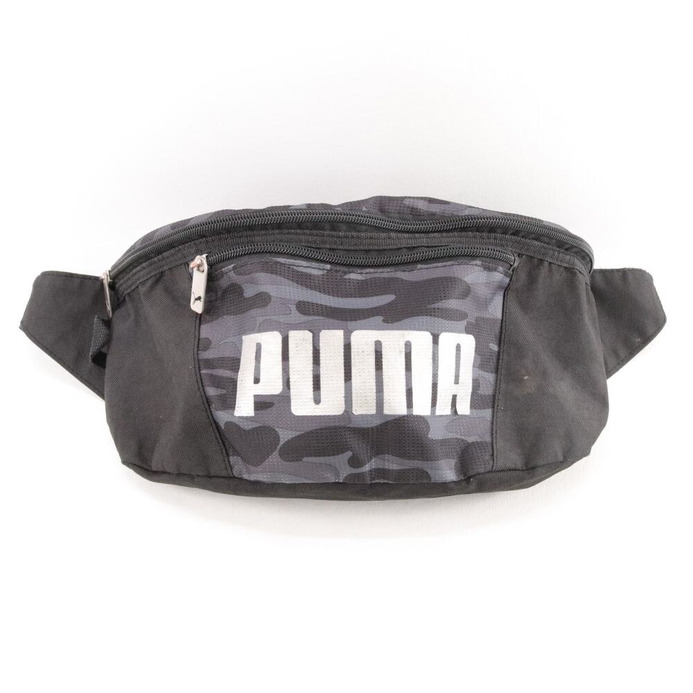 PUMA Fanny Pack Waistpack Unisex Evercat Traverse Black Camo Logo